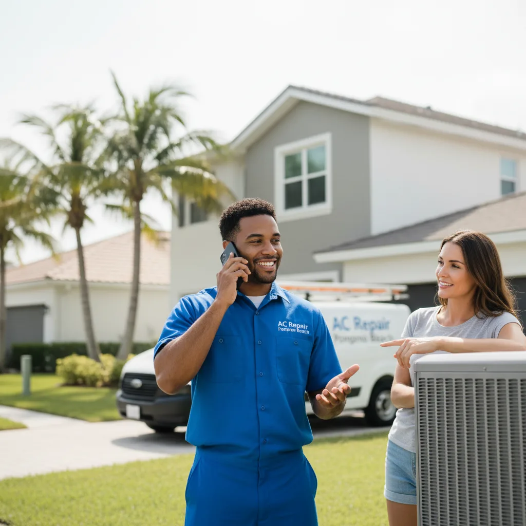AC Repair Pompano Beach customer support in Cornersville
